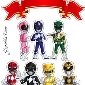 Power rangers Kiddies Character Topper