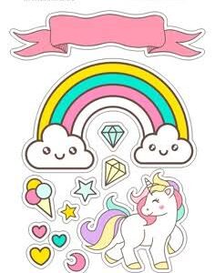 Unicorn Kiddies Character Topper