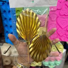 Gold big paper leaf