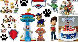 Paw patrol kiddies character topper